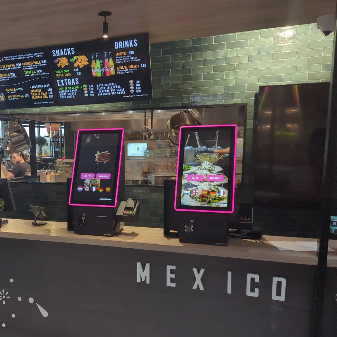 Twee self-service kiosken Prestop La Catrina