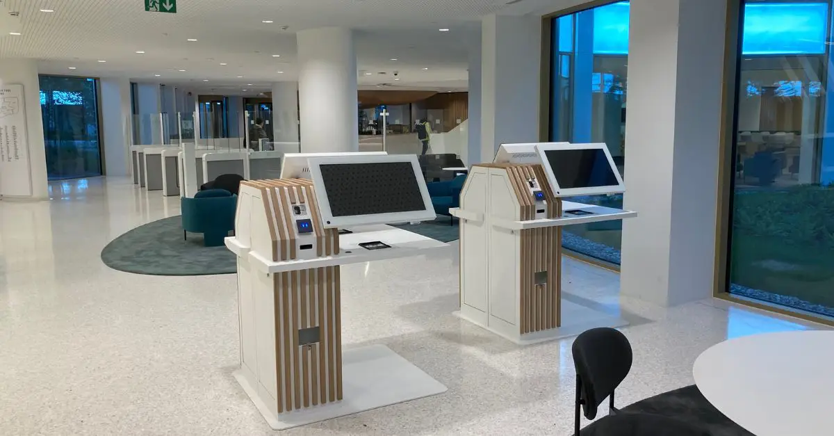 Custom aanmeldzuil BNP Paribas Prestop