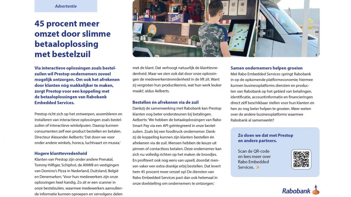 Prestop Rabobank Rabo Smart Pay Financieel Dagblad