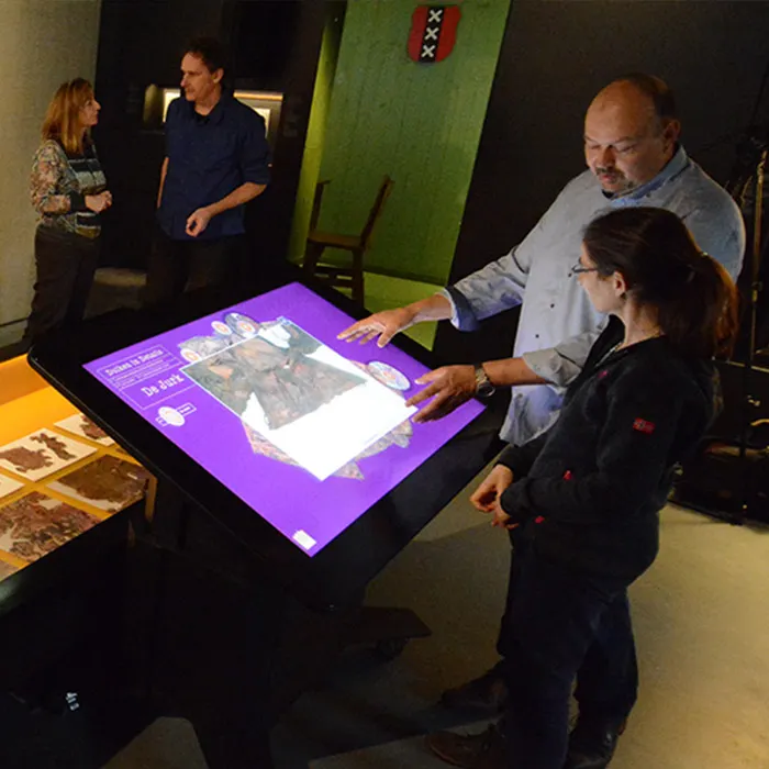 museum touchtafel met omnitapps kaap skil