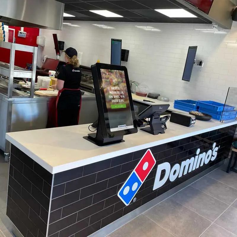Domino's bestelzuil self-service kiosk