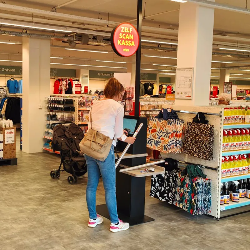Zelfscankassa Wibra full service project