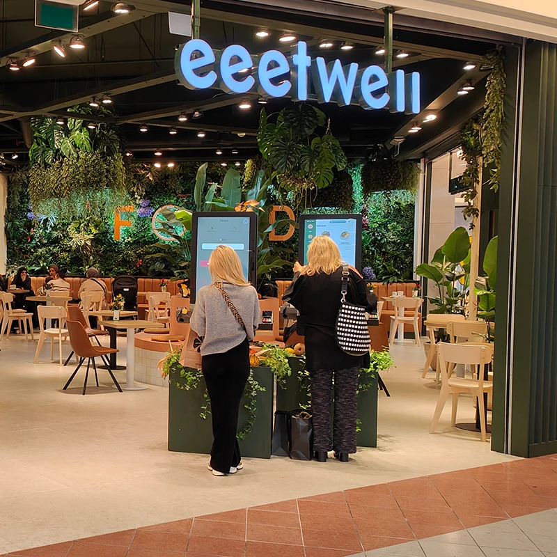Eeetwell bestelzuil self-service kiosk