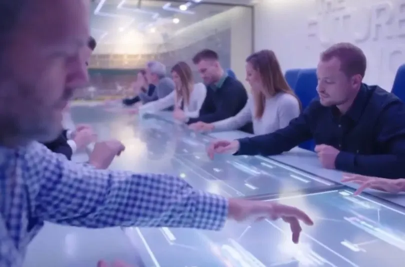 Infinity touch table