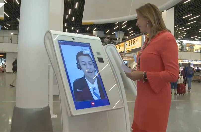 Video Prestop Schiphol selfservice informatiepunt