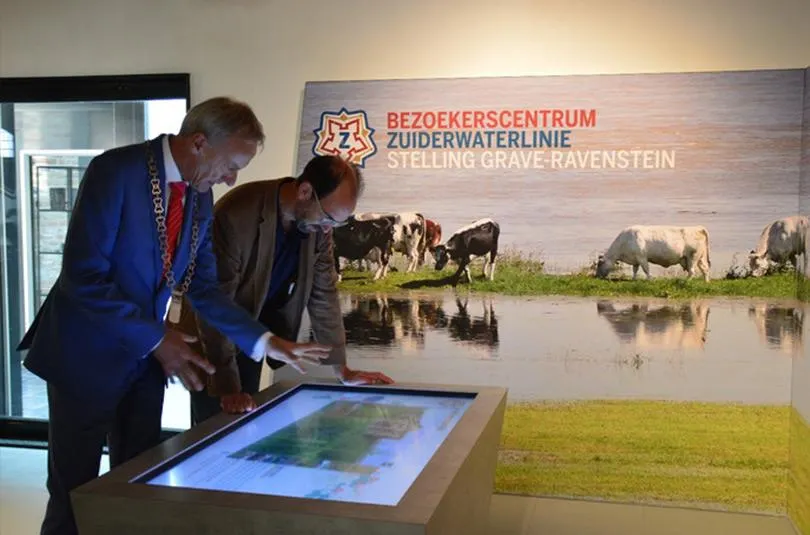 Zuiderwaterlinie Museum touchscreens met Omnitapps