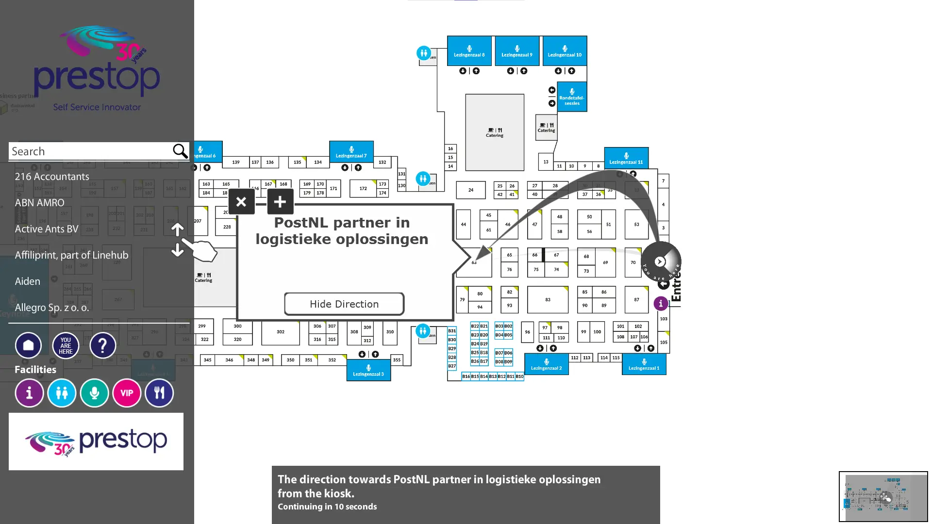 Screenshot Omnitapps wayfinding 