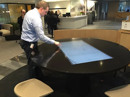 Maatwerk inbouwtouchscreen