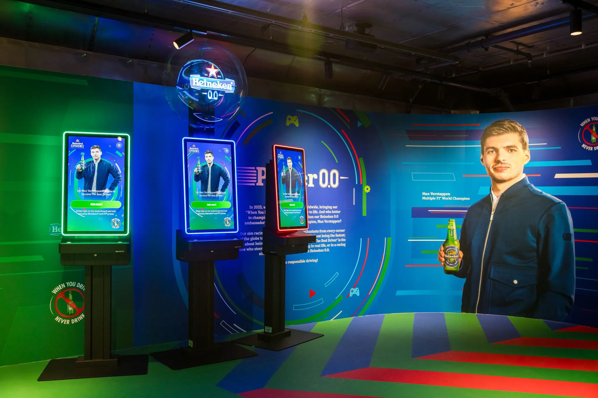 Heineken Experience Formule 1® spel op Prestop kiosken