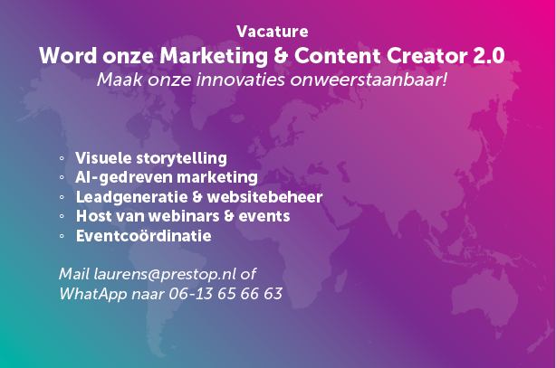 Marketing & Content Creator 2.0 Prestop