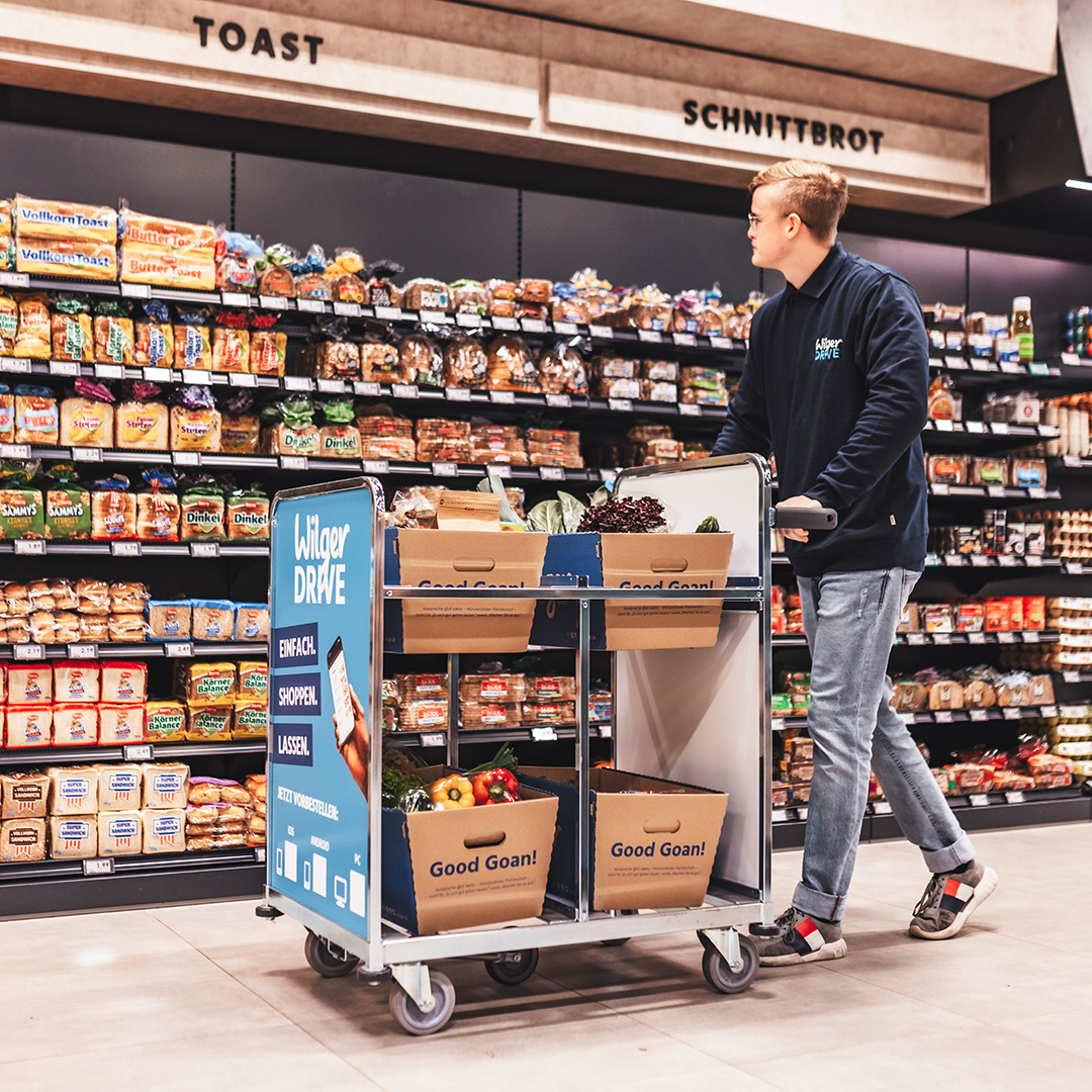 boodschappen in de supermarkt