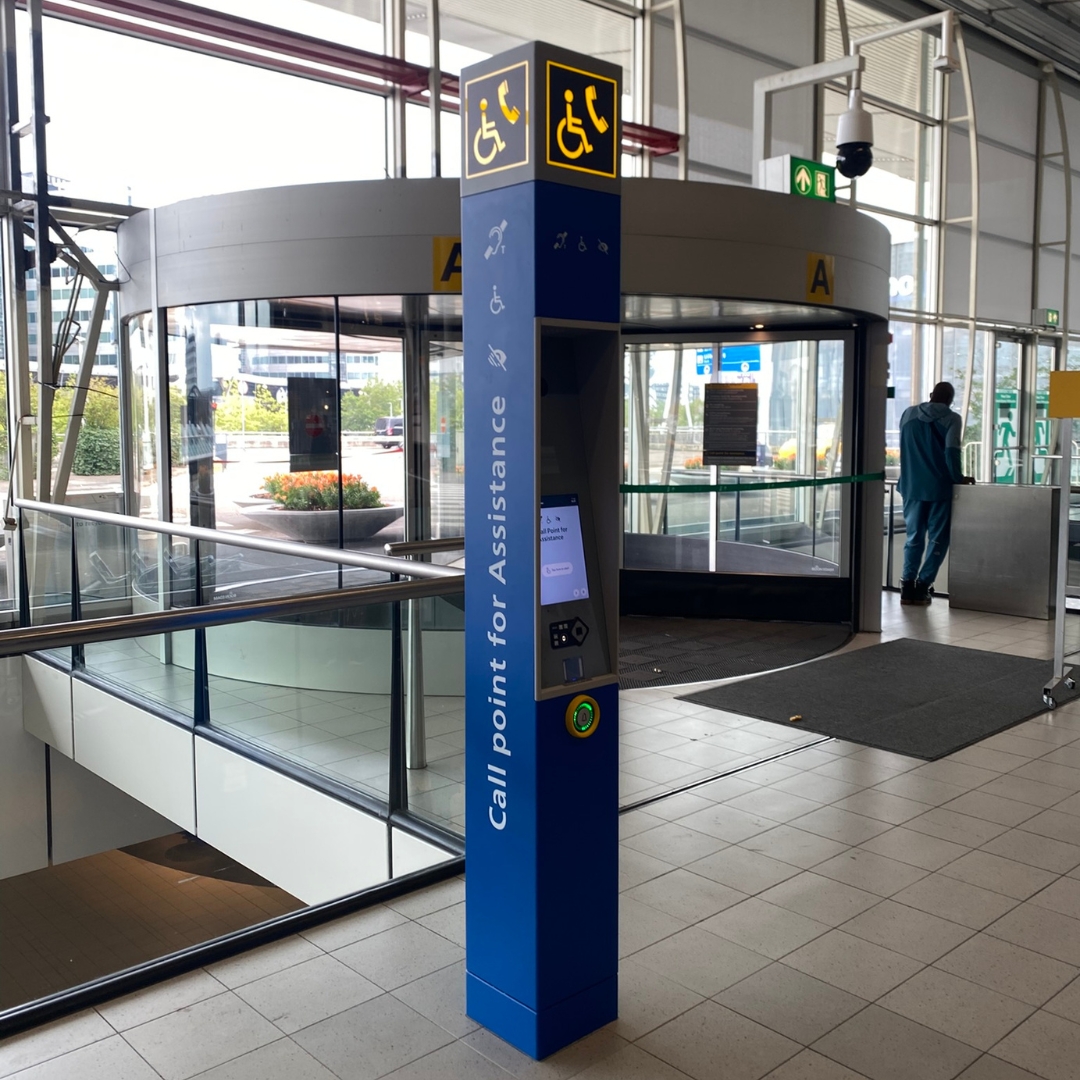 PRM Call Point op Schiphol