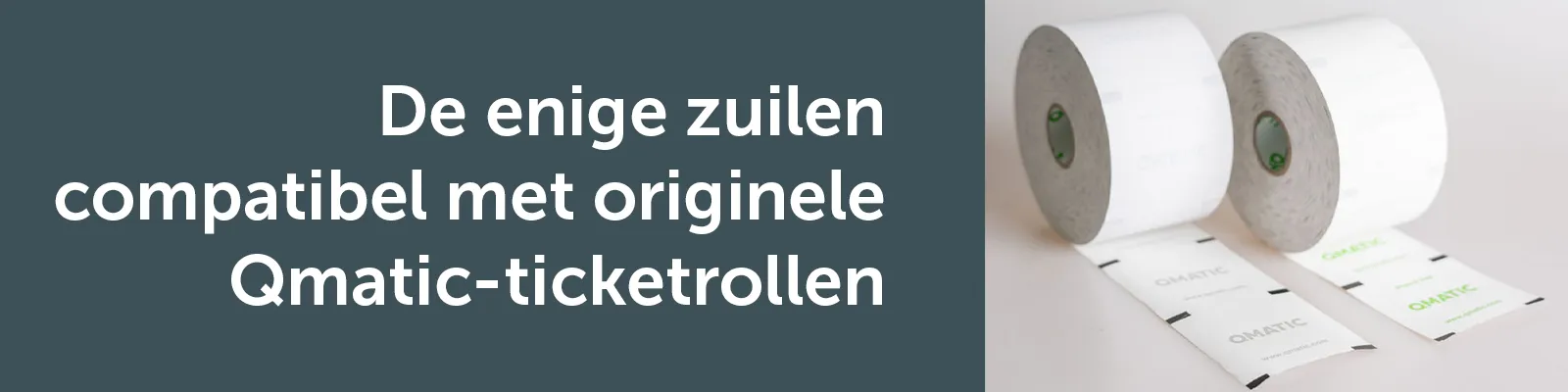 Qmatic ticketprinters en ticketrollen