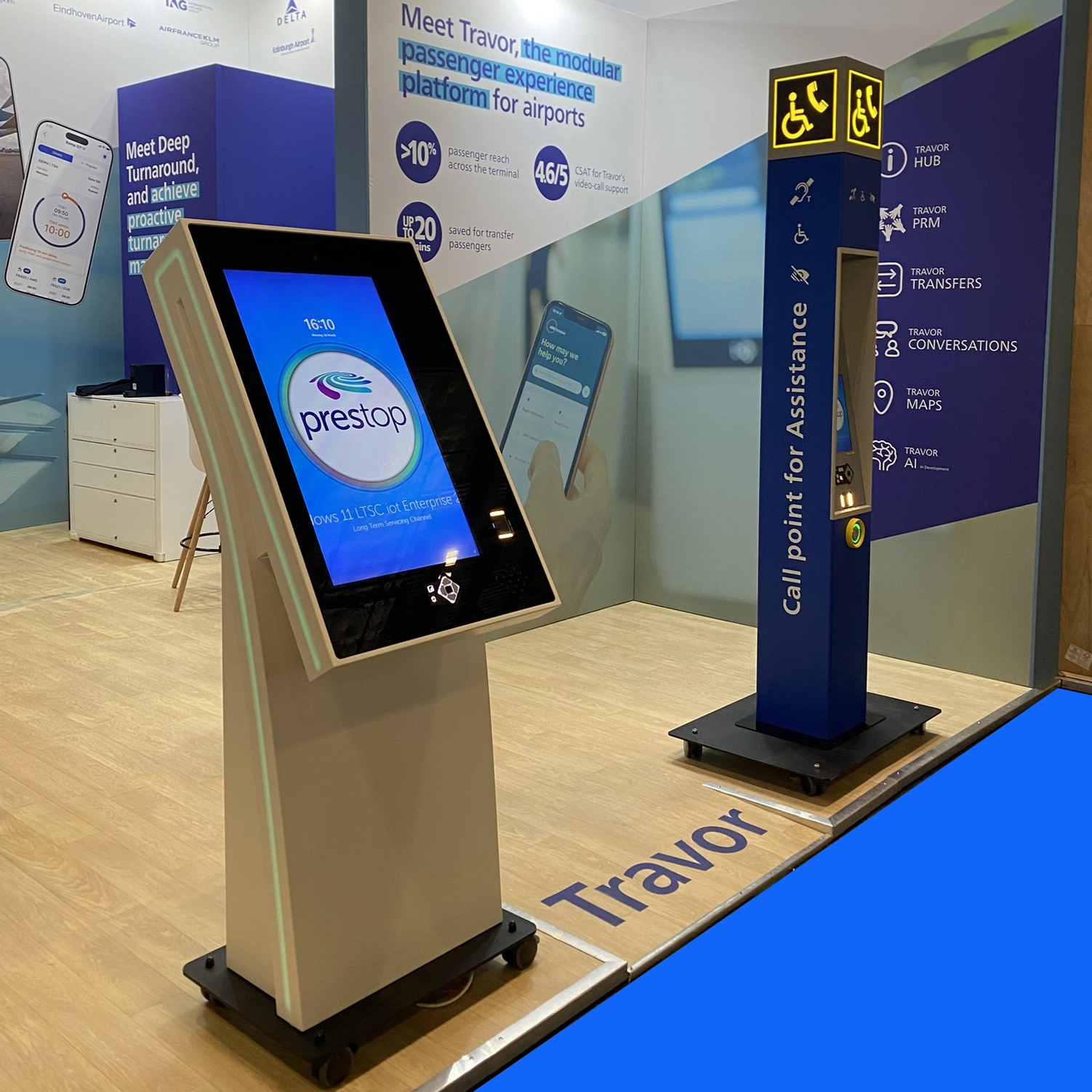 Schiphol Aviation Solutions op PTE 2026 met self-service oplossingen