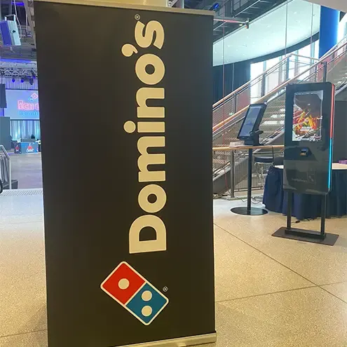 Domino's Rally Deutschland pizza Self-Order Kiosken