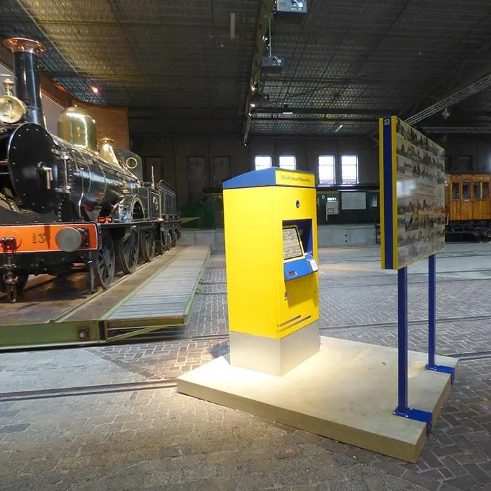 Prestop selfie Spoorwegmuseum case