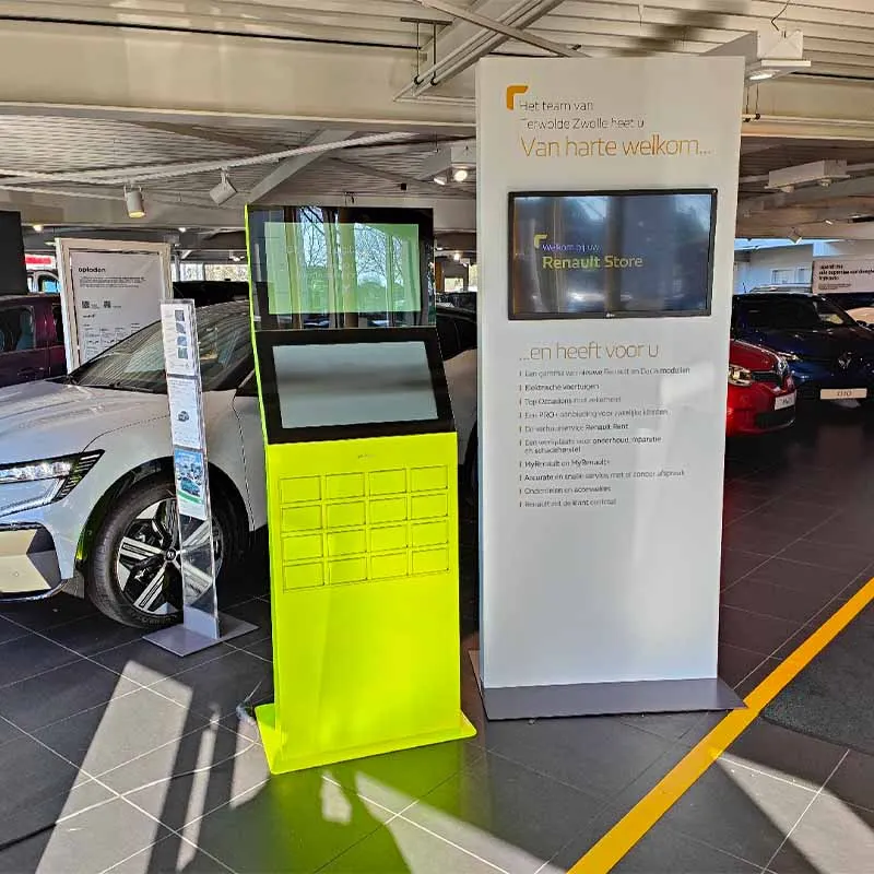 Terwolde Renault Group check-in kiosks