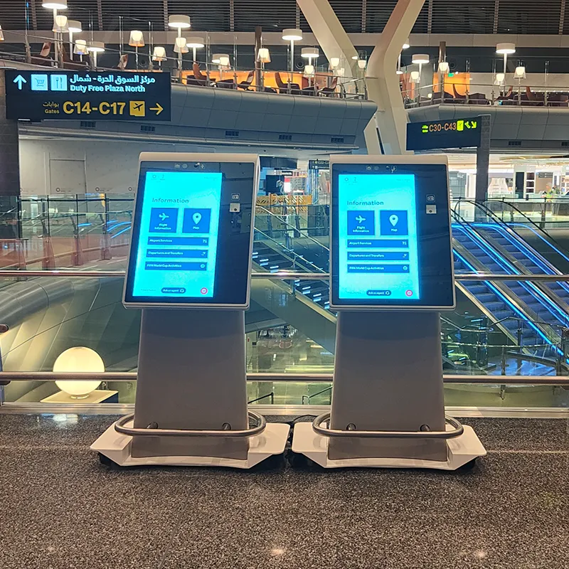 Prestop custom self-service units manufacturer Hamad International Airport