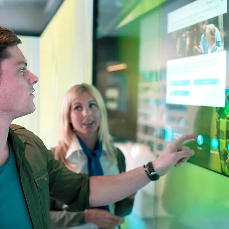 Prestop touch videowalls voor KPN case