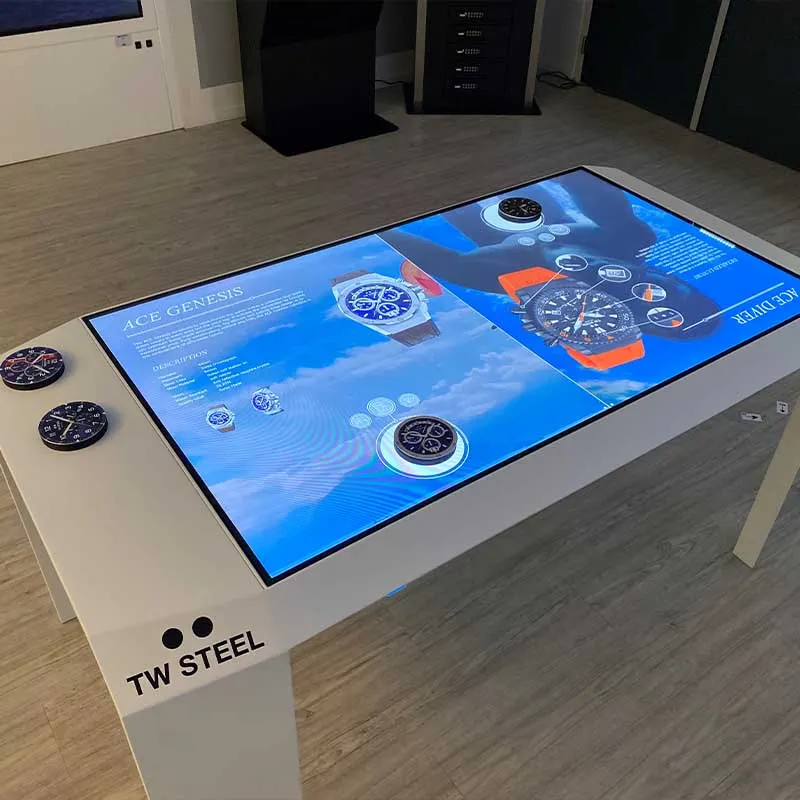 Object herkenning tafel met speciaal touchscreen van Prestop