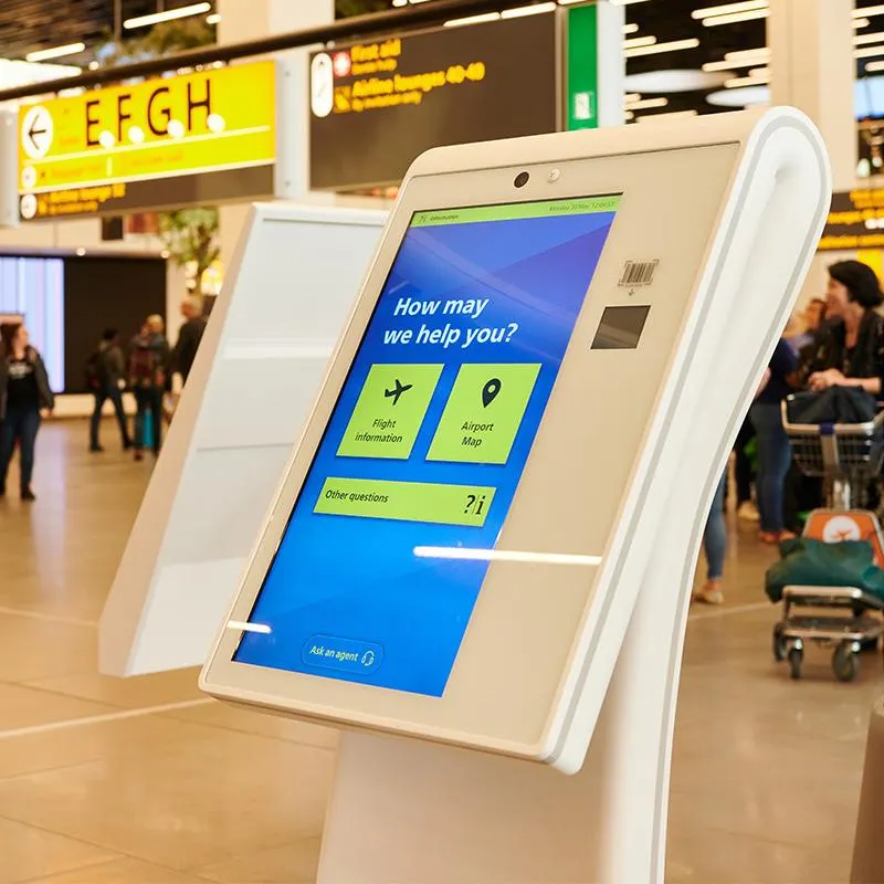Schiphol kiosk informatiepunt case