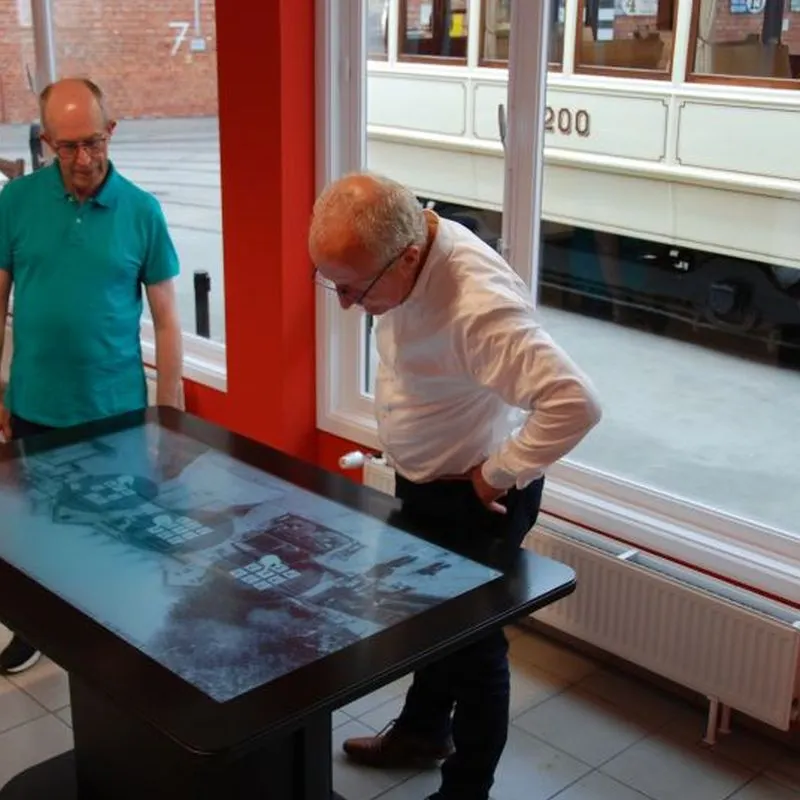 Prestop Vlaams Tram- en Autobusmuseum Touchtafel case