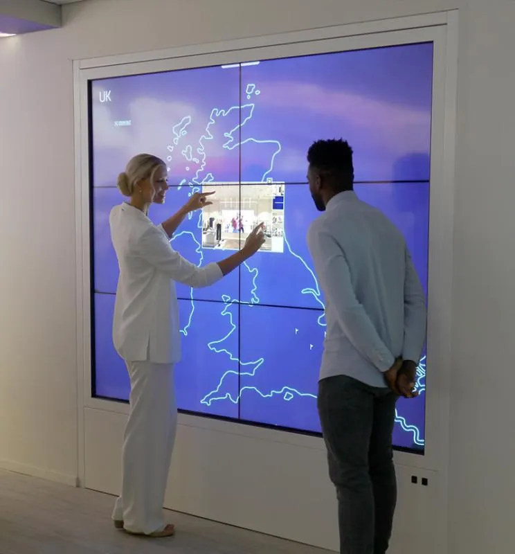 touch videowalls