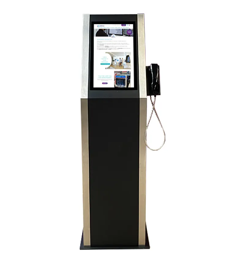 Digitale receptie Economy RVS 22" P