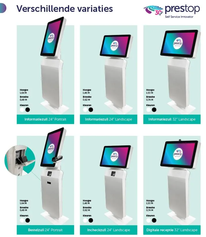 Promotiezuilen actie Prestop Evolution kiosk