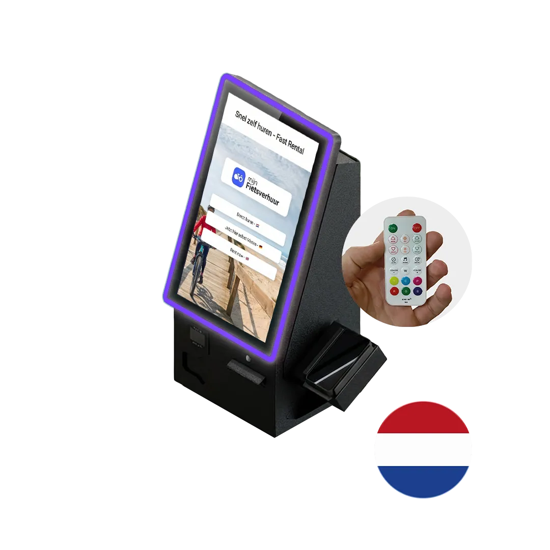 Baliekiosk voor self-service fietsverhuur met MijnFietsVerhuur software