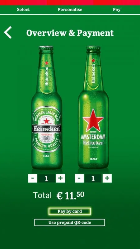 Omnivision Bottle Your Own Heineken Experience software