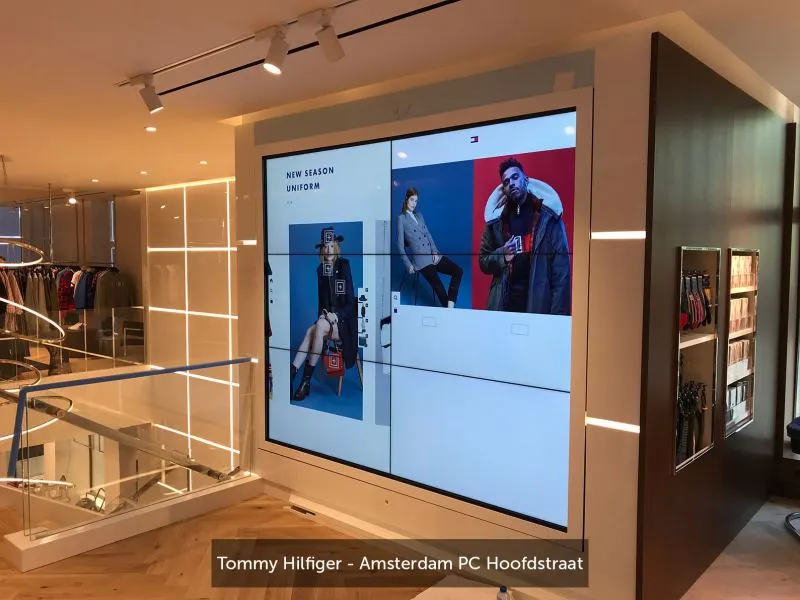 Tommy Hilfiger videowall