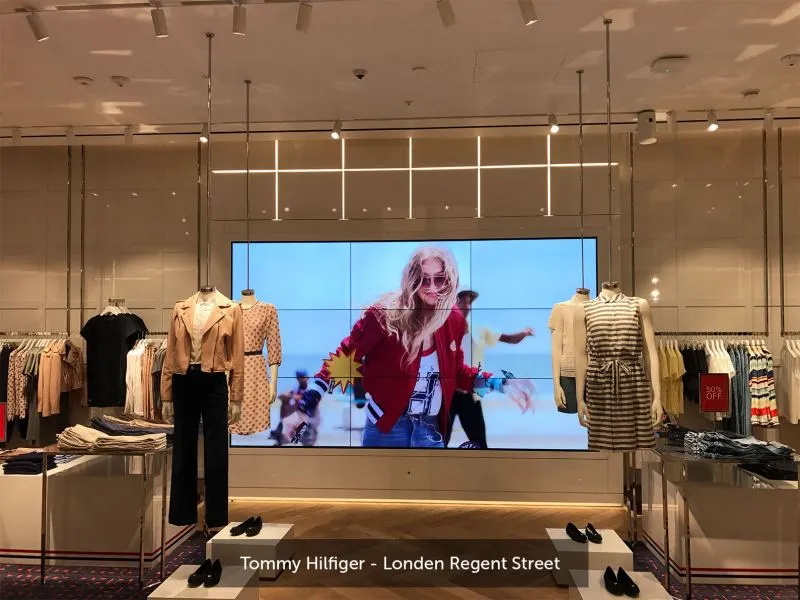 Tommy Hilfiger videowall