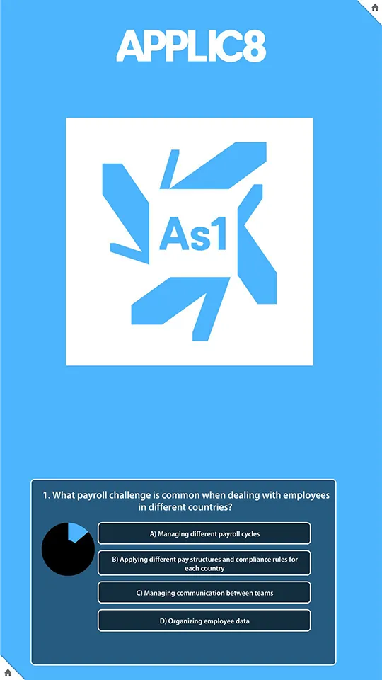 Applic8 quizspel voor touchscreen met Omnitapps op beurs