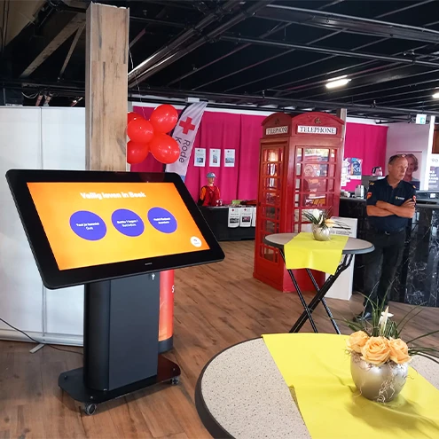 Gemeente Beek huurt kiosk met Omnitapps voor Pop-up store Veilig Leven