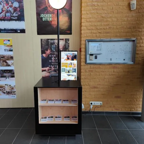 Prestop levert 22-inch touchscreen op standaard aan Het Spectrum in Schijndel