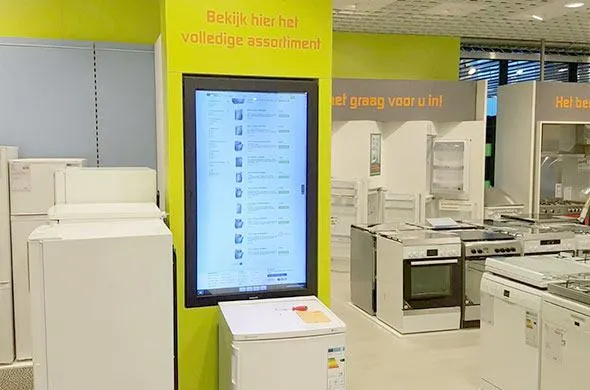 55″ touchscreens voor BCC