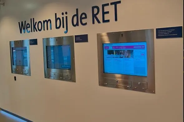 Inbouw touchscreens voor RET