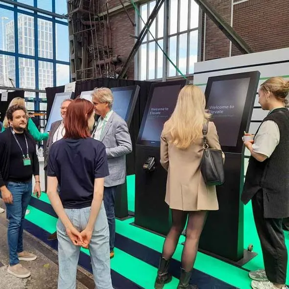 Prestop zuilen op Adyen evenement in Amsterdam