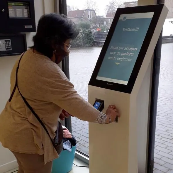 Kliko klantenpas opladen bij een Prestop bestelzuil