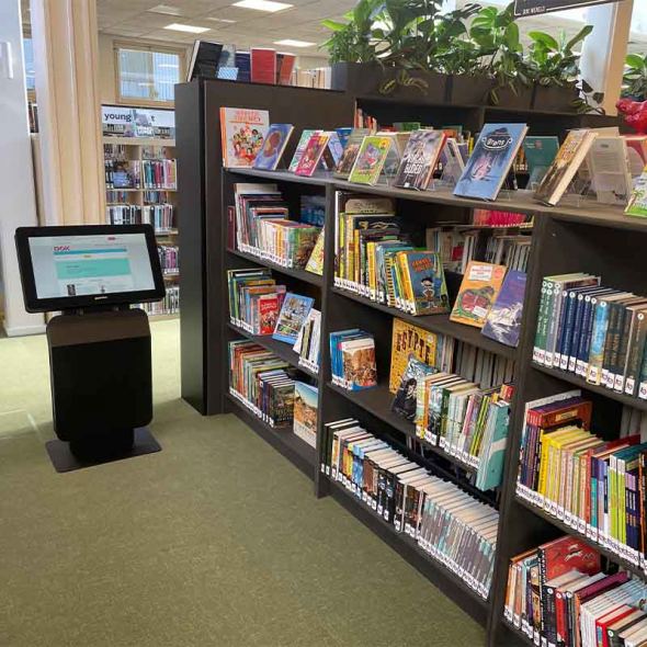 DOK Bibliotheken moderniseert met vijf touchoplossingen van Prestop.