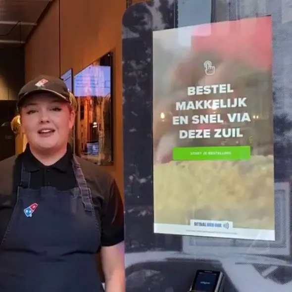 Video: Domino's presenteert de Prestop Self-Order kiosk