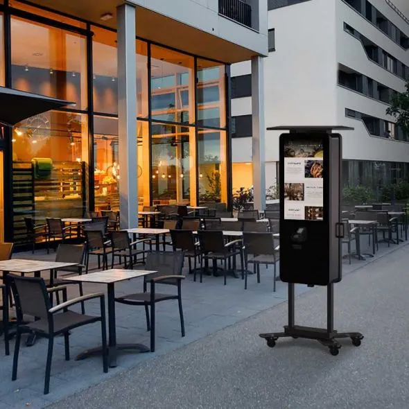 Nieuw: Kiosk Luminant semi-outdoor bestelzuil