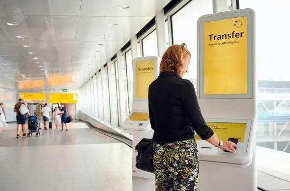 Schiphol lanceert nieuwe service voor overstappers