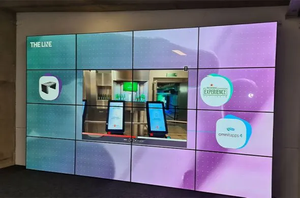 Grootste interactieve videowall van Europa