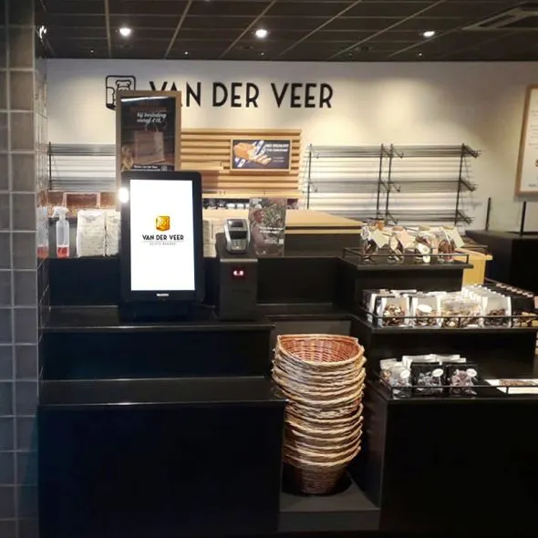 Zelfscankassa bij Bakker Van der Veer