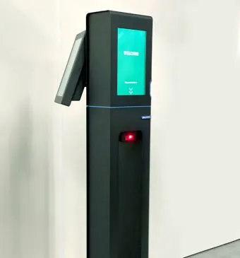 Contactloze scan zuil 