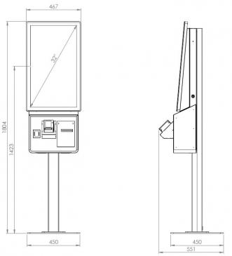 Kiosk Evolution 32" P LED PAY 