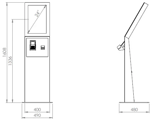 Kiosk Eminent 24" P PAY 