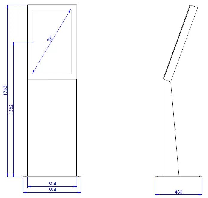 Kiosk Eminent 32" P 